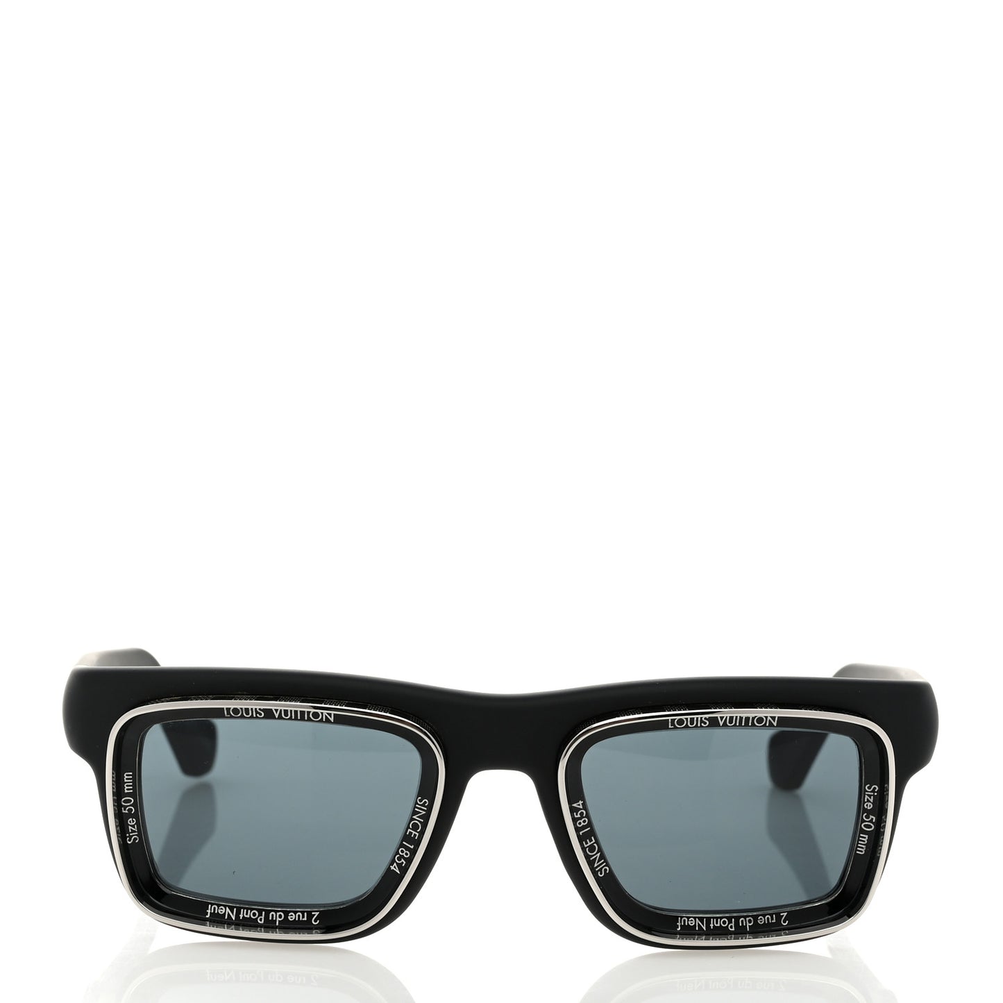 LV Super Vision Square Sunglasses Z2442U Black