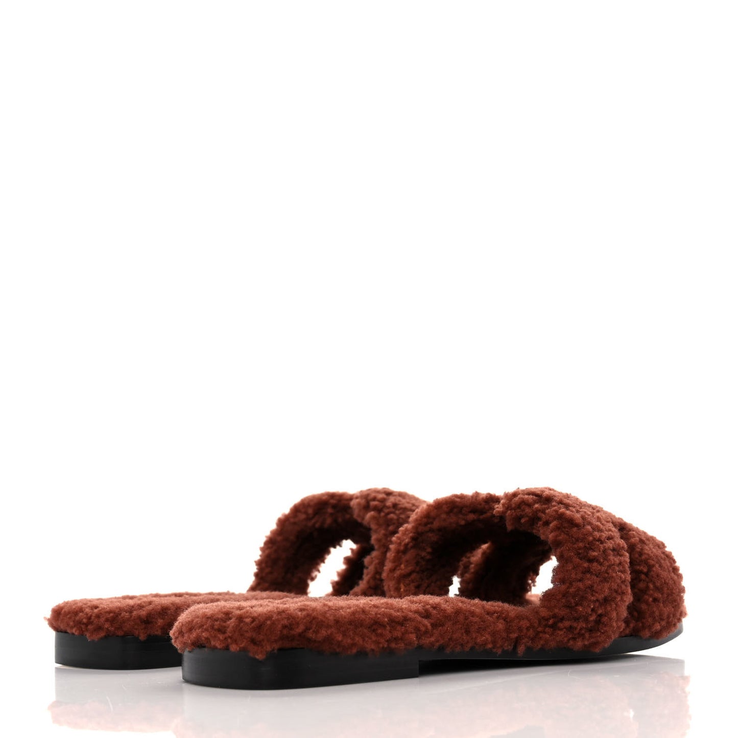 Woolskin Oran Sandals 37.5 Cognac