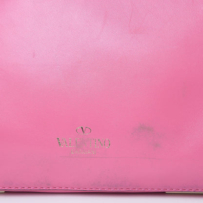 Valentino Garavani Vitello Lace Demetra Satchel Pink 15 of 17