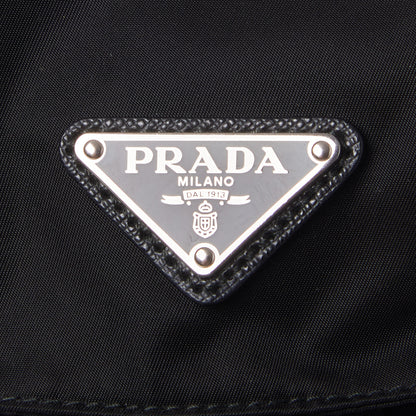 Prada Tessuto Nylon Saffiano Small Backpack Black 7 of 8