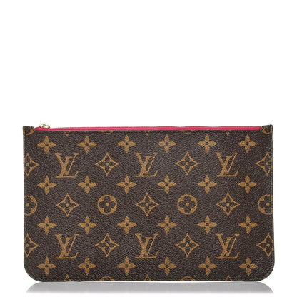Louis Vuitton Monogram Neverfull MM GM Pochette Pivoine 1 of 6