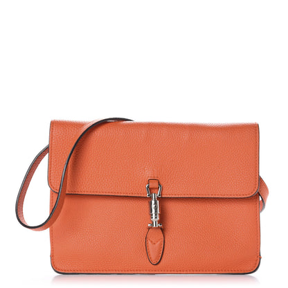 Gucci Grand Prix Calfskin Jackie Convertible Shoulder Bag Orange 1 of 10