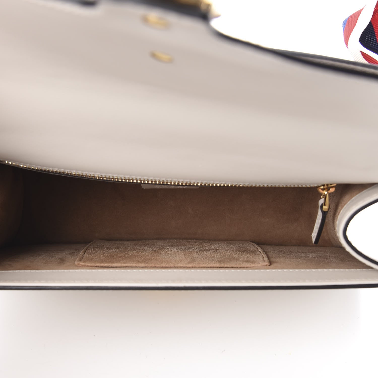 Gucci Calfskin Small Sylvie Shoulder Bag Off White 6 of 12