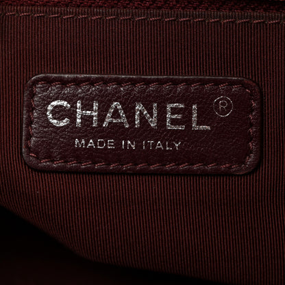 Chanel Felt Glazed Calfskin Quilted Edelweiss Flower Flap Grey 6 of 10