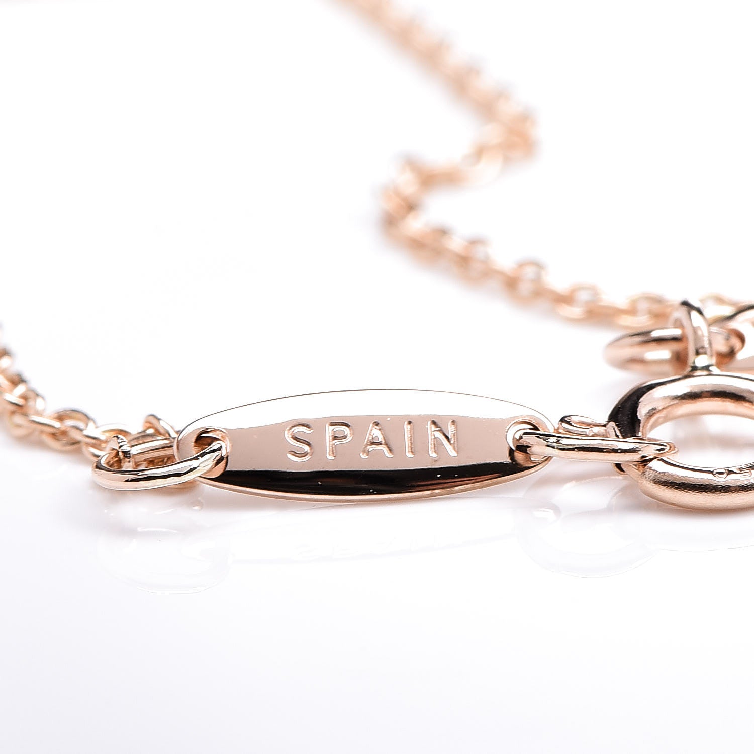 Tiffany 18K Rose Gold Diamond .08ct Elsa Peretti Diamonds by the Yard Bracelet 8 of 8