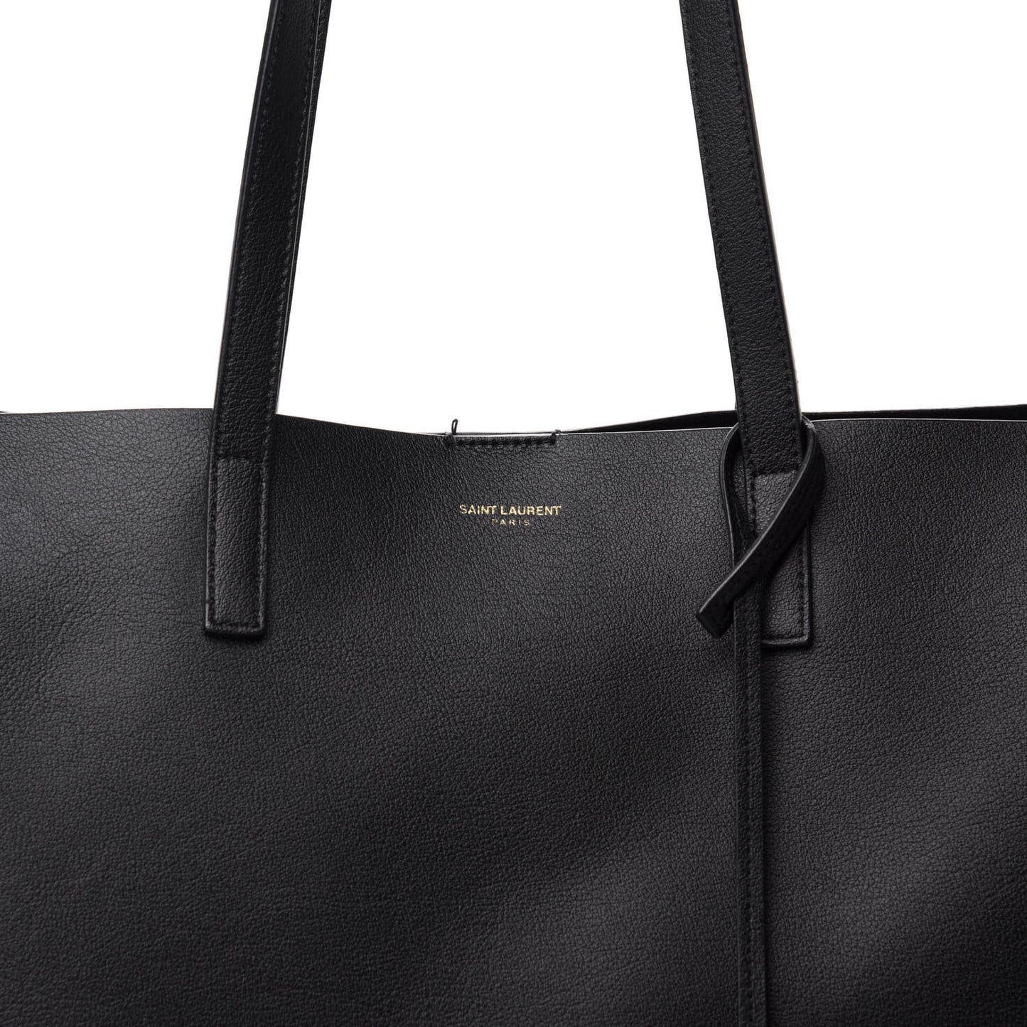 Calfskin Large Shopping Tote Black
