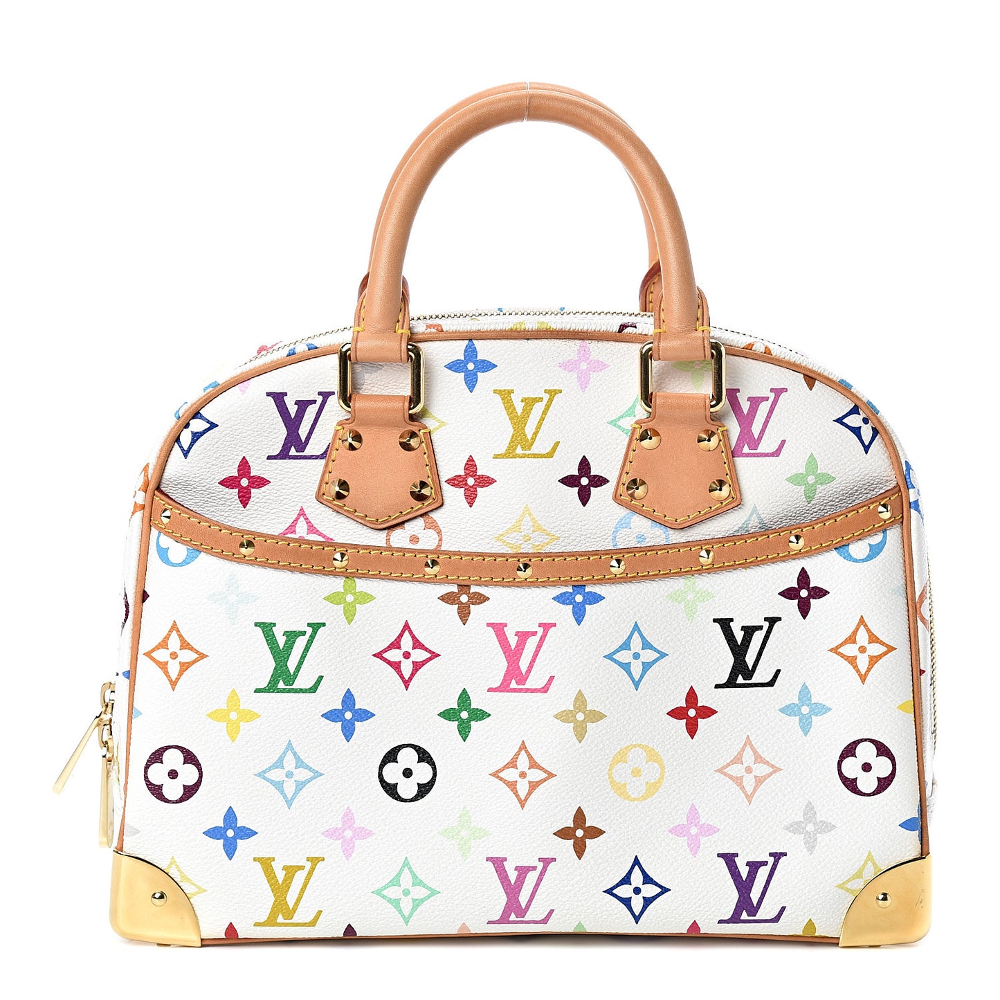 Monogram Multicolor Trouville White