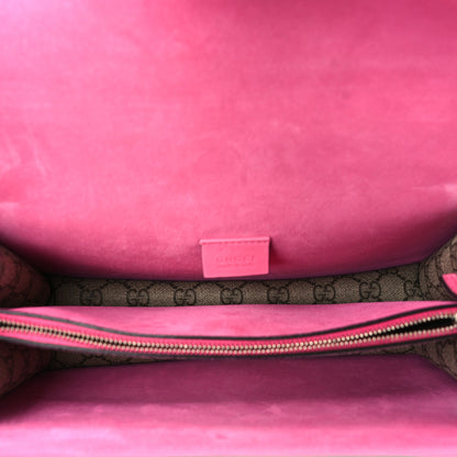 Gucci GG Supreme Monogram Small Dionysus Shoulder Bag Pink 5 of 11