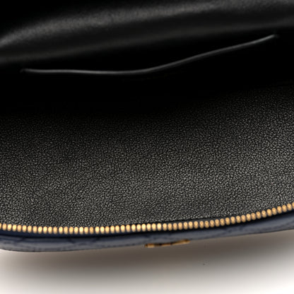 Saint Laurent Lambskin Quilted Mini Gaby Vanity Case Marine 5 of 9