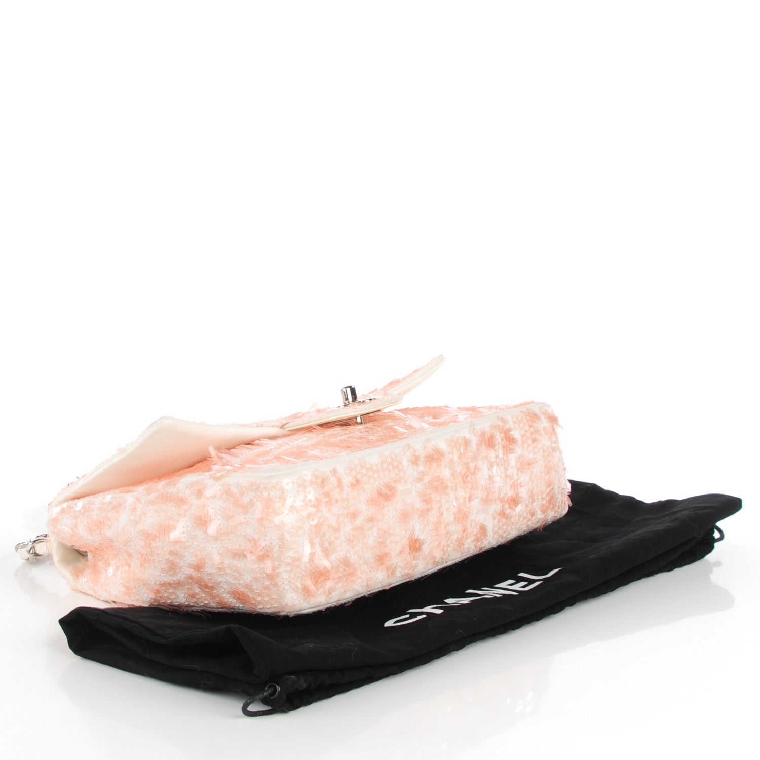 Chanel Sequin Paillette Small Flap Light Pink 4 of 8