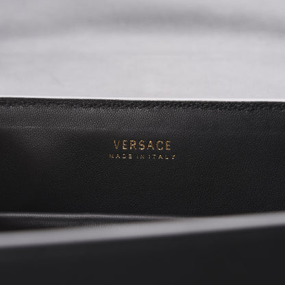 Versace Vitello Barocco Virtus Small Top Handle Shoulder Bag Black 7 of 8