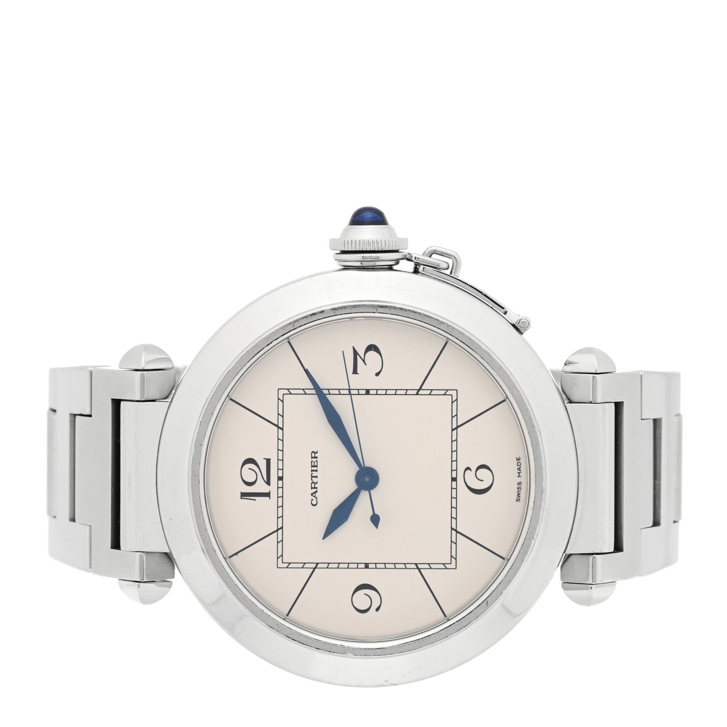 Cartier Stainless Steel 42mm Pasha C Automatic Watch 2 of 5