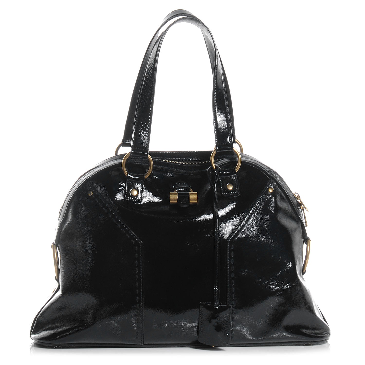 Saint Laurent Patent Large Muse Black 1 of 7