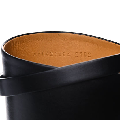 Hermes Box Kelly Jumping Boots 37 Black 8 of 9