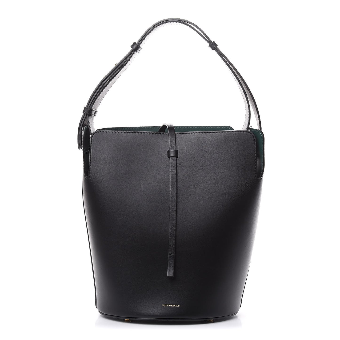 Supple Calfskin Medium Bucket Black