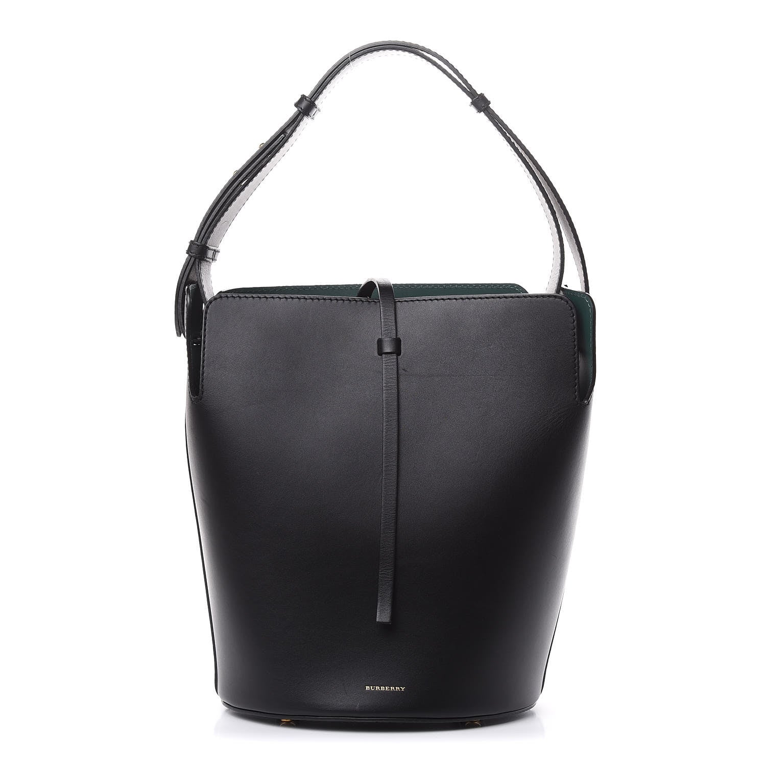 Burberry Supple Calfskin Medium Bucket Black 1 of 15