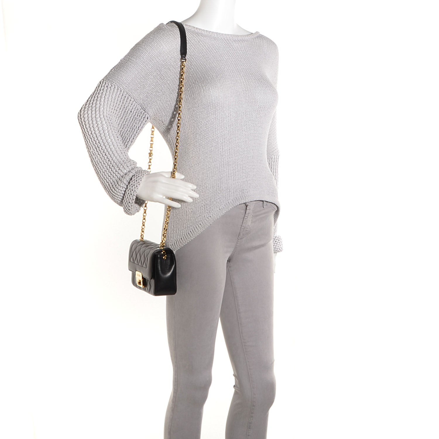 Chanel Lambskin Mini Chic With Me Flap Black 2 of 8