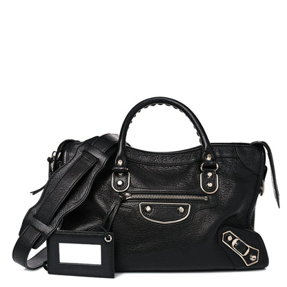 Balenciaga Chevre Silver Metallic Edge Hardware S City Black 1 of 12
