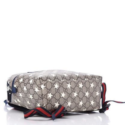 Gucci GG Supreme Monogram Stars Childrens Backpack Beige Ebony Yellow Royal 4 of 10