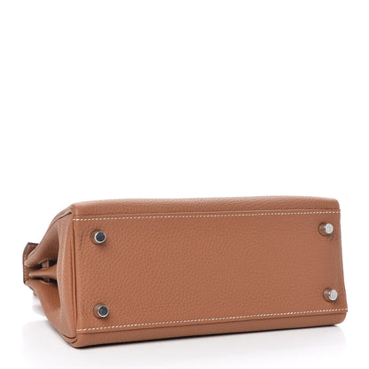 Hermes Togo Kelly Retourne 25 Gold 5 of 36