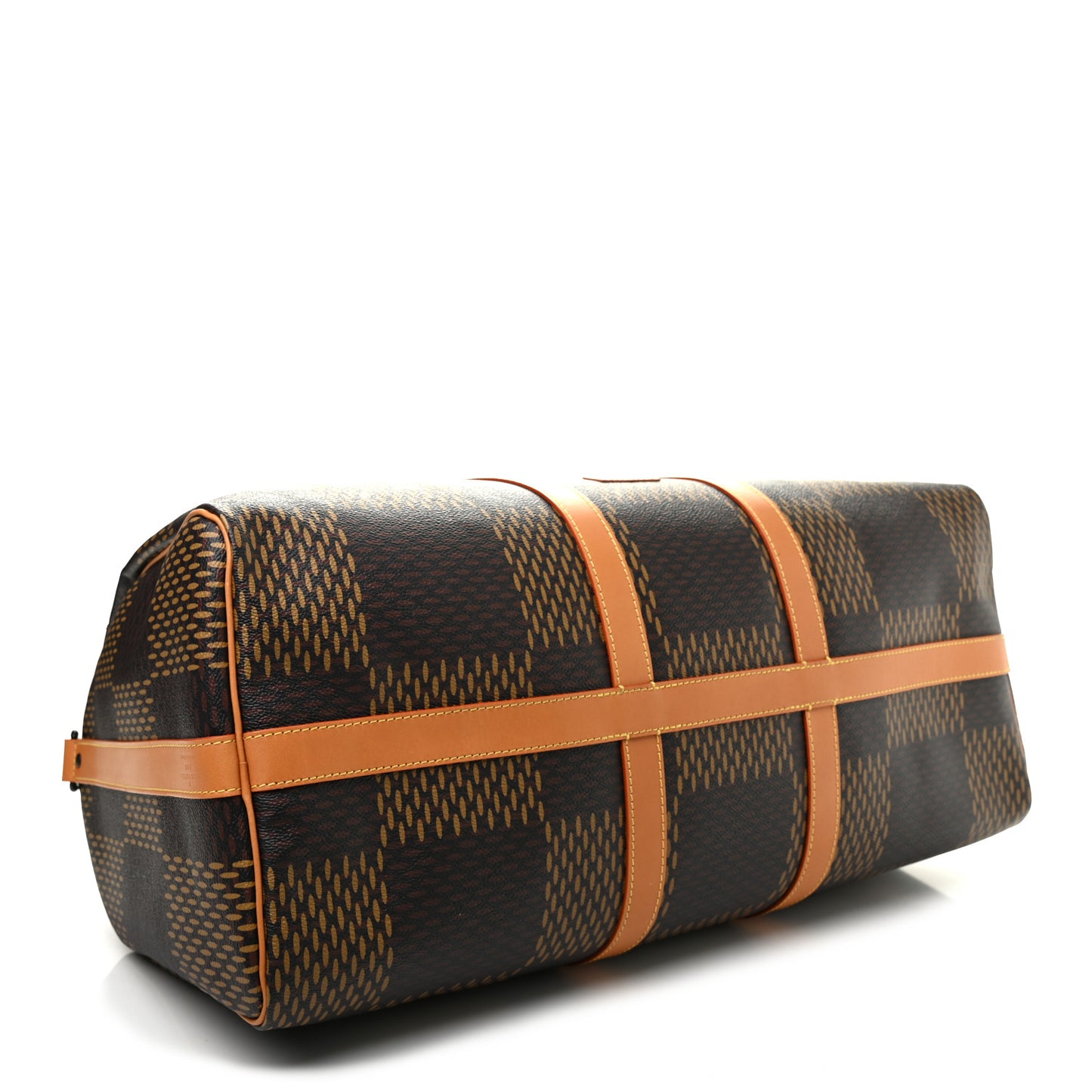 X NIGO Giant Damier Ebene Monogram Keepall Bandouliere 50
