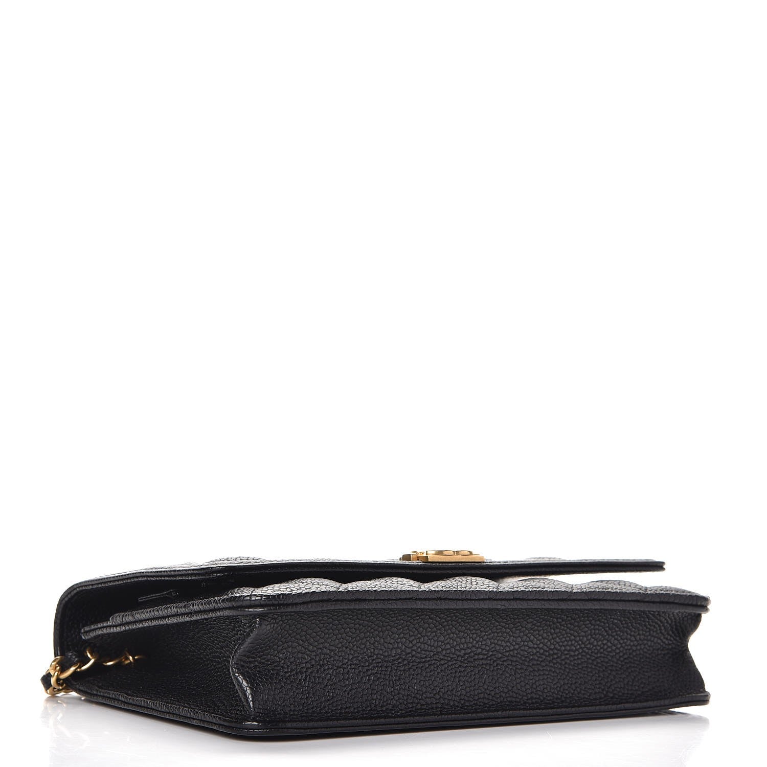 Chanel Caviar Quilted Boy Wallet On Chain WOC Black 15 of 20