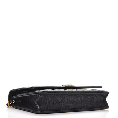 Chanel Caviar Quilted Boy Wallet On Chain WOC Black 15 of 20