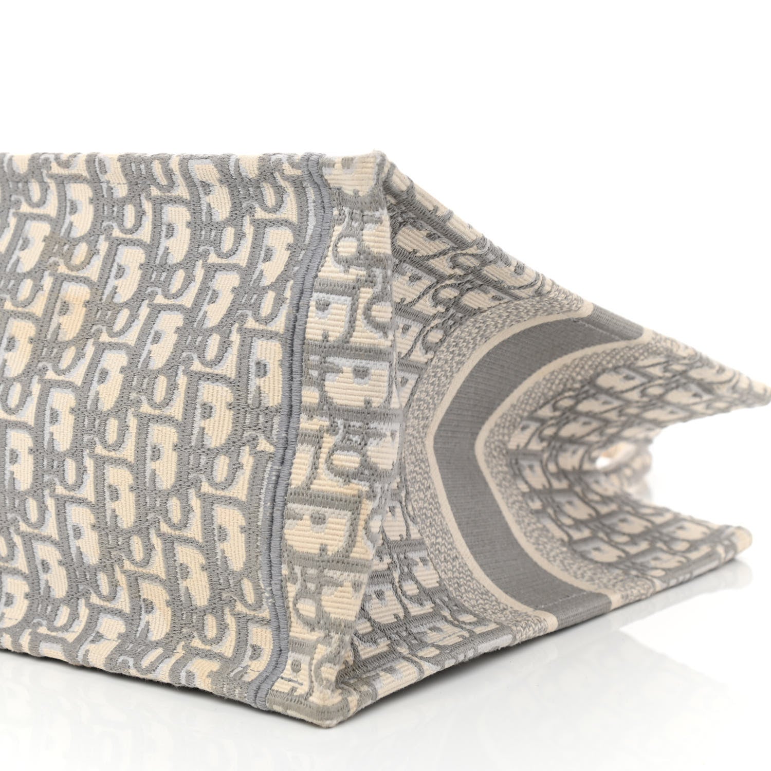 Christian Dior Oblique Medium Book Tote Grey 8 of 12