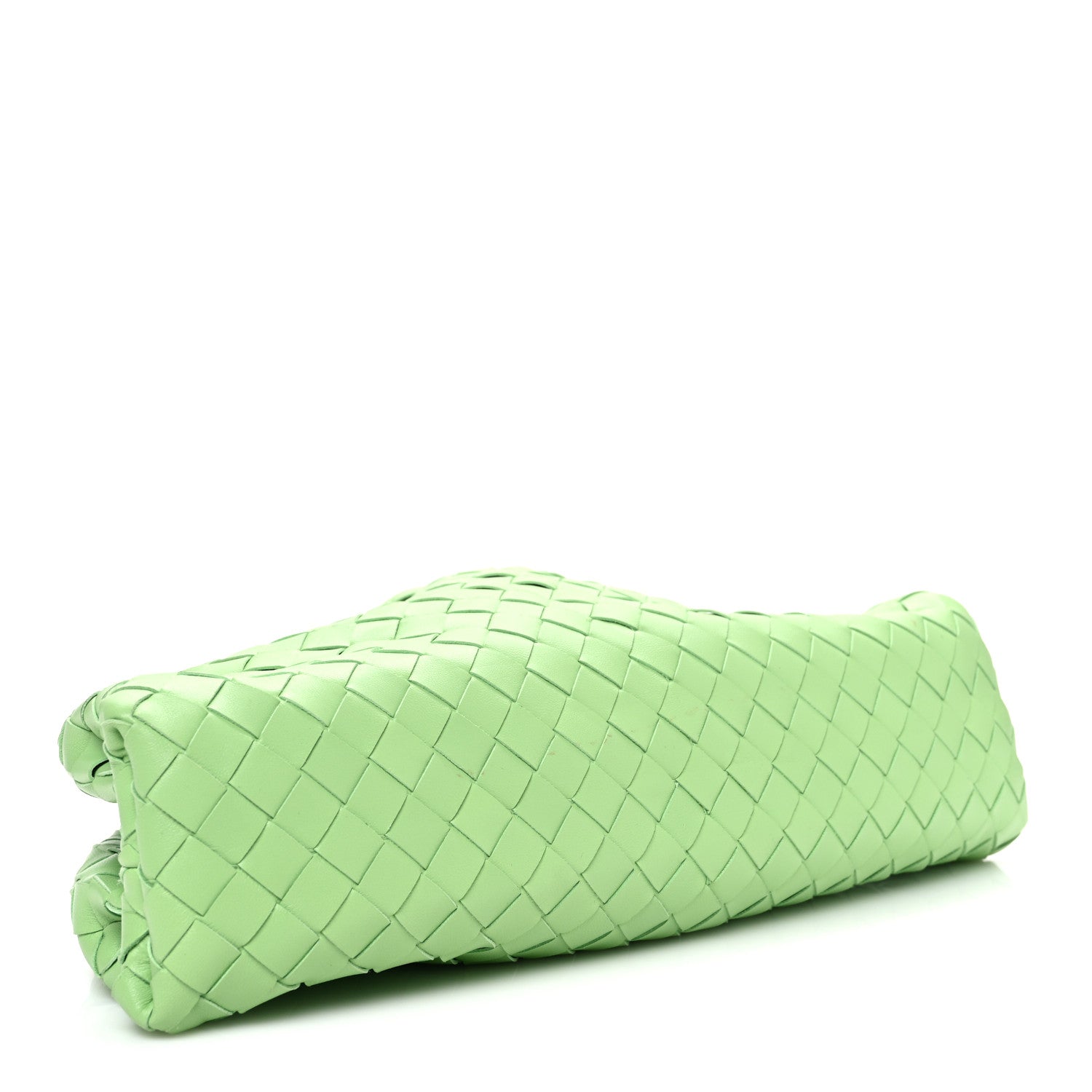 Bottega Veneta Nappa Maxi Intrecciato The Pouch Oversized Clutch Pistachio 4 of 12