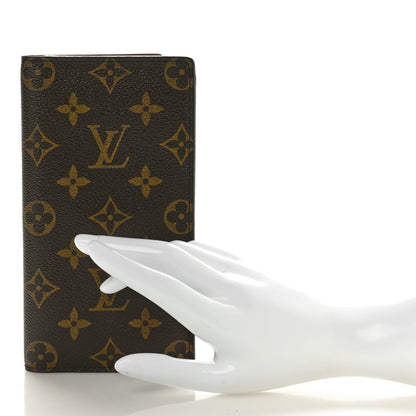 Louis Vuitton Monogram Porte Valeurs Checkbook Wallet 2 of 7