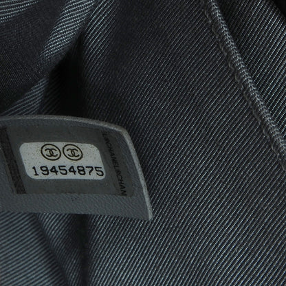 Chanel Metallic Calfskin Quilted Medium Boy Flap Black 9 of 9