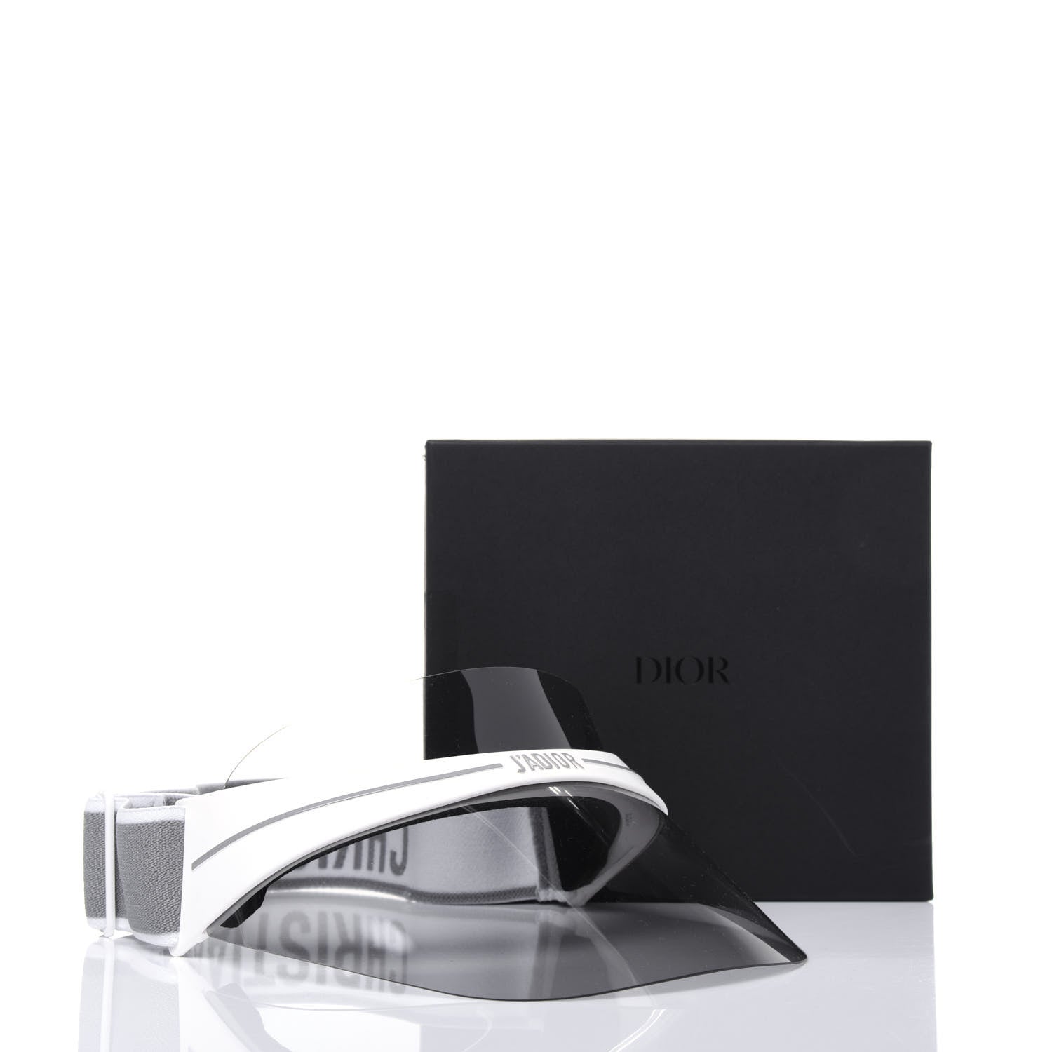Christian Dior Mirrored DiorClub1 Sun Visor Grey 12 of 12