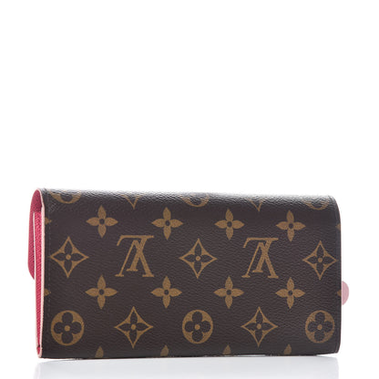 Louis Vuitton Monogram Bloom Flower Emilie Wallet 3 of 6