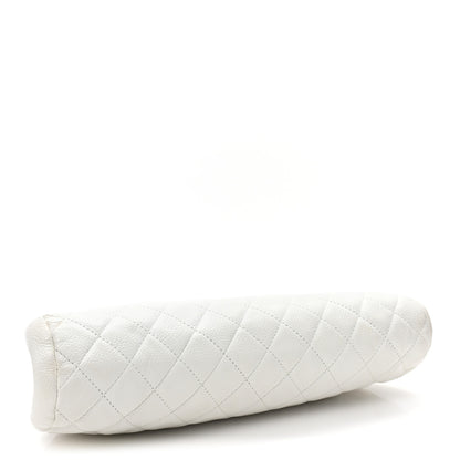Chanel Caviar Quilted Timeless Clutch White 4 of 12