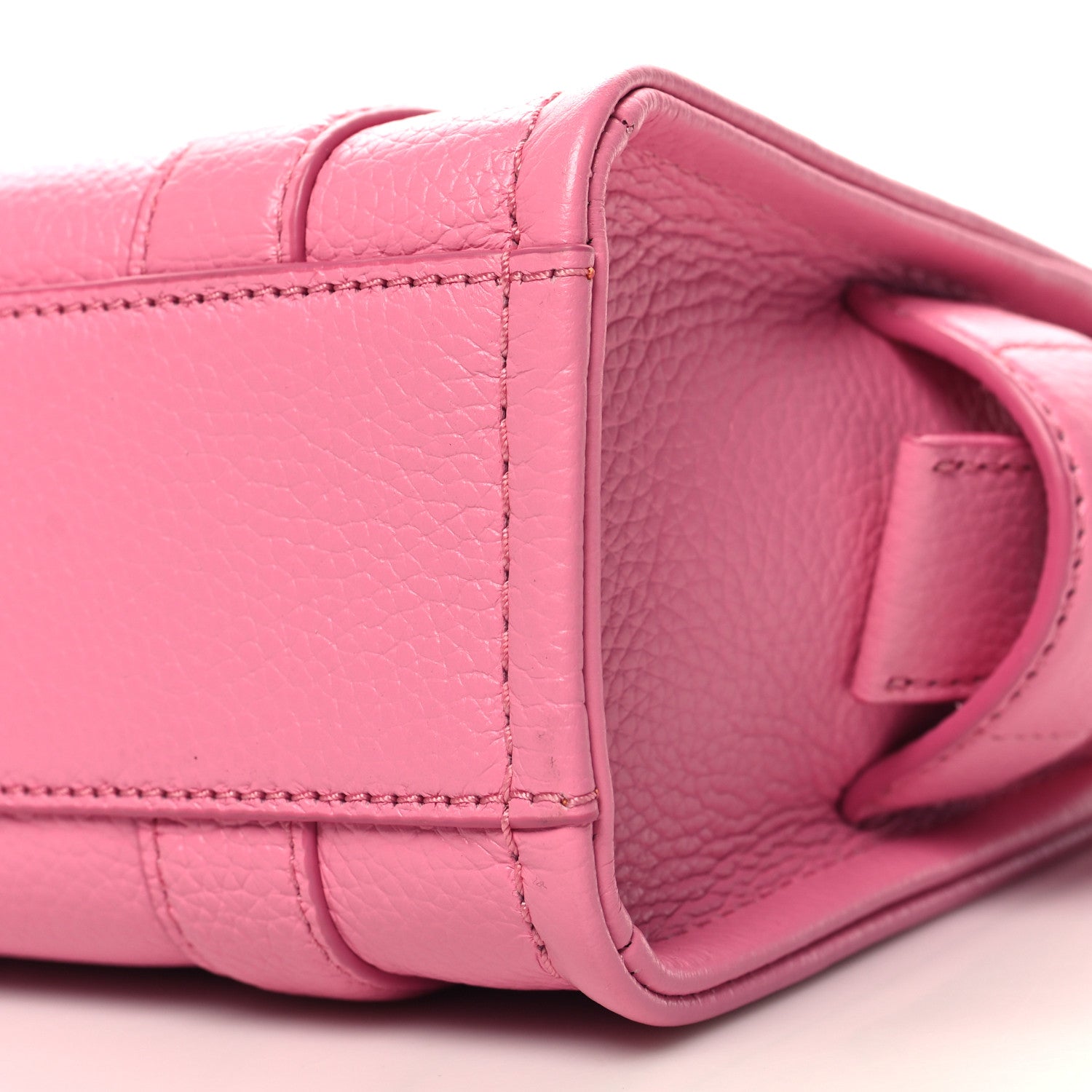 Marc Jacobs Grained Calfskin Small The Tote Bag Candy Pink 9 of 9