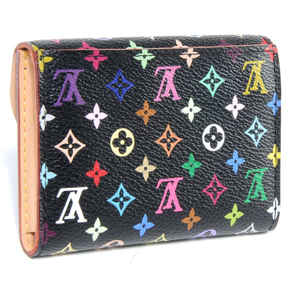 Louis Vuitton Monogram Multicolor Business Card Holder Black 3 of 8