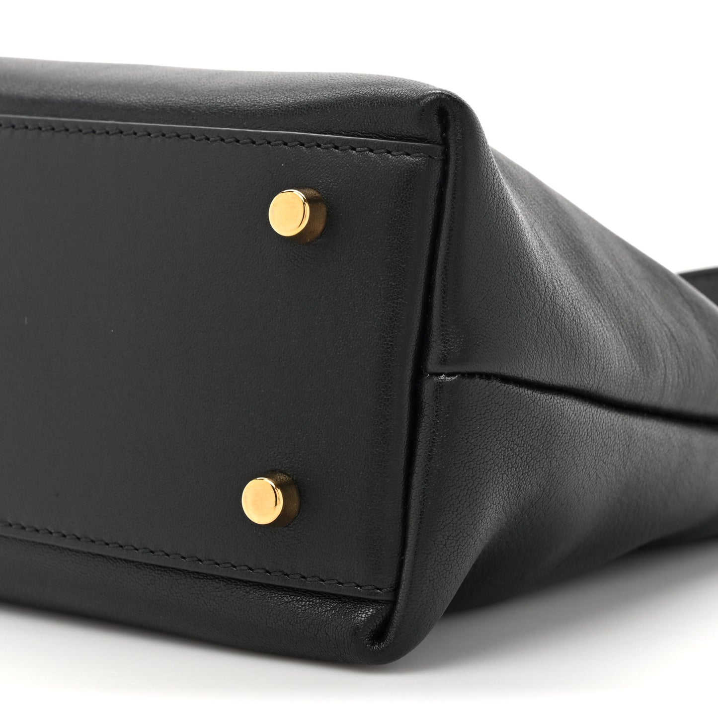 Nappa Logo Tag Hobo Black