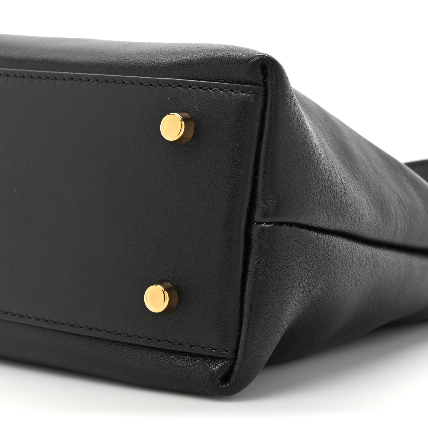 Versace Nappa Logo Tag Hobo Black 8 of 9