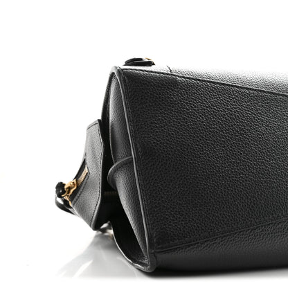 Balenciaga Grained Calfskin Neo Classic Gold Hardware S City Black Black 9 of 10