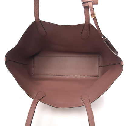 Burberry Grainy Calfskin Haymarket Check Medium Reversible Tote Light Elderberry 7 of 15