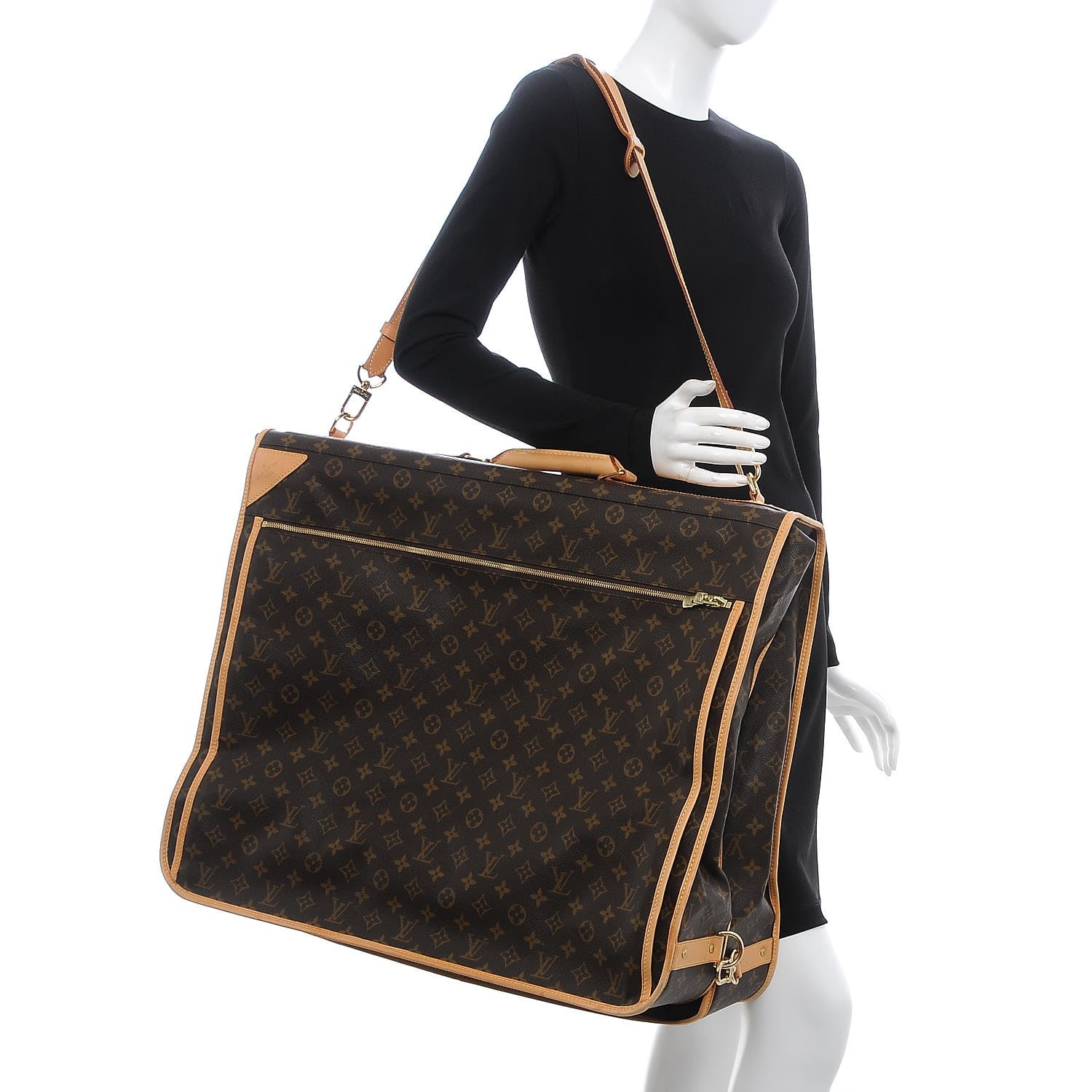 Louis Vuitton Monogram Garment Bag 5 Hangers 2 of 14