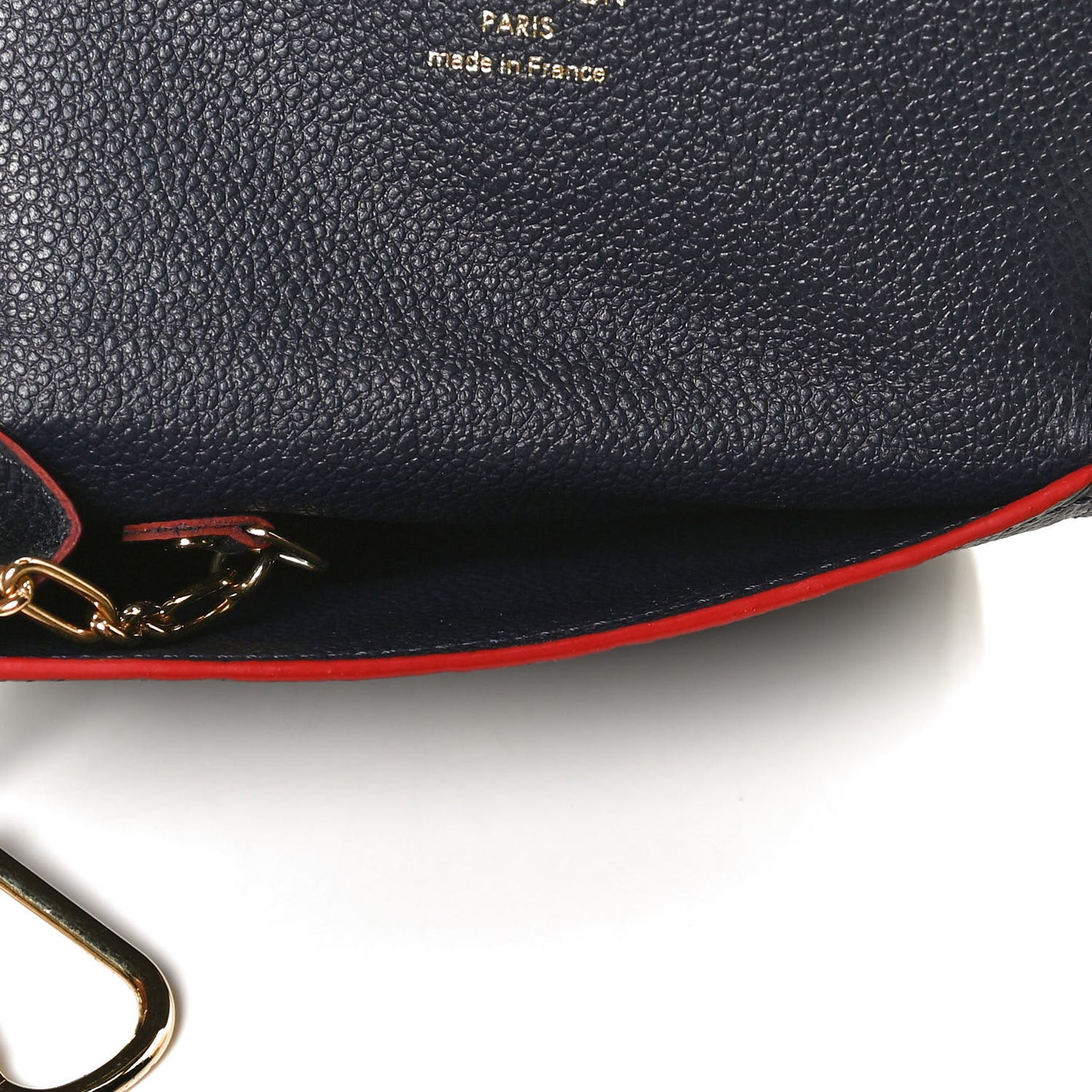Empreinte Key Pouch Marine Rouge