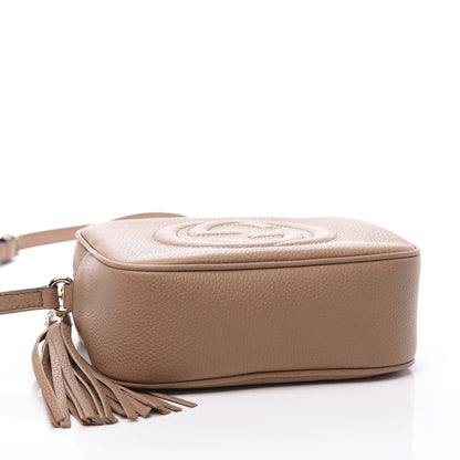 Gucci Pebbled Calfskin Small Soho Disco Bag Camelia 3 of 11