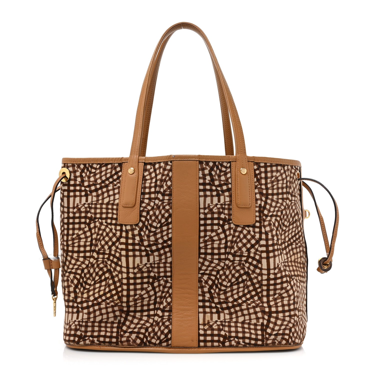 MCM Visetos Medium Liz Reversible Shopper Tote Cognac 3 of 25