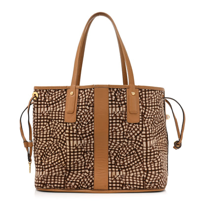 MCM Visetos Medium Liz Reversible Shopper Tote Cognac 3 of 25