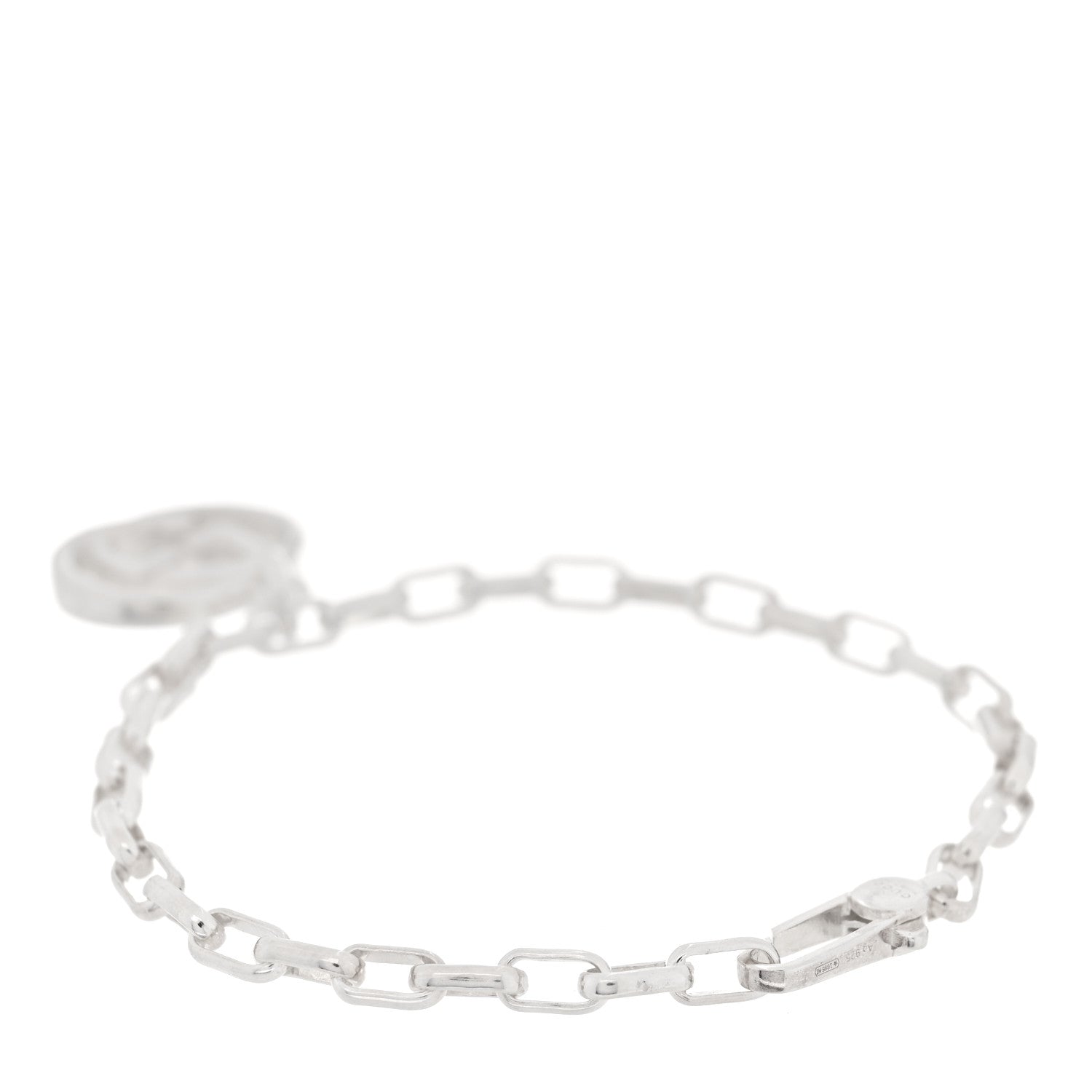 Gucci Sterling Silver Interlocking GG Bracelet 2 of 4