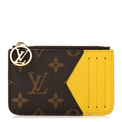 Louis Vuitton Monogram Zipped Romy Card Holder Yellow 1 of 6
