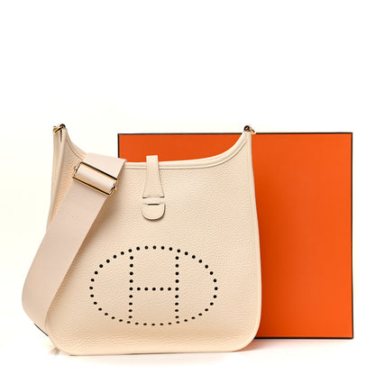 Hermes Taurillon Clemence Evelyne III PM Nata 11 of 11