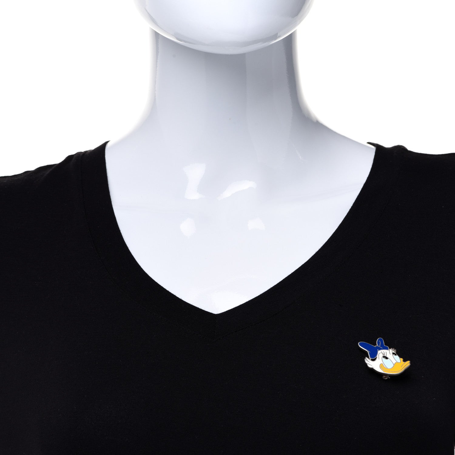 Gucci X DISNEY Sterling Silver Enamel Daisy Duck Brooch 3 of 10