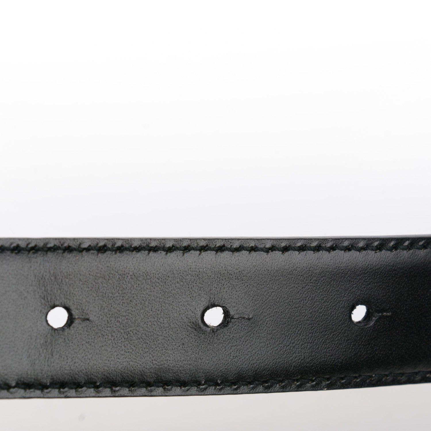 Gucci Calfskin Interlocking G Belt 85 34 Black 5 of 5